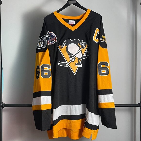 Men's Mitchell & Ness Pittsburgh Penguins Lemieux Jersey various sizes - Picture 1 of 6